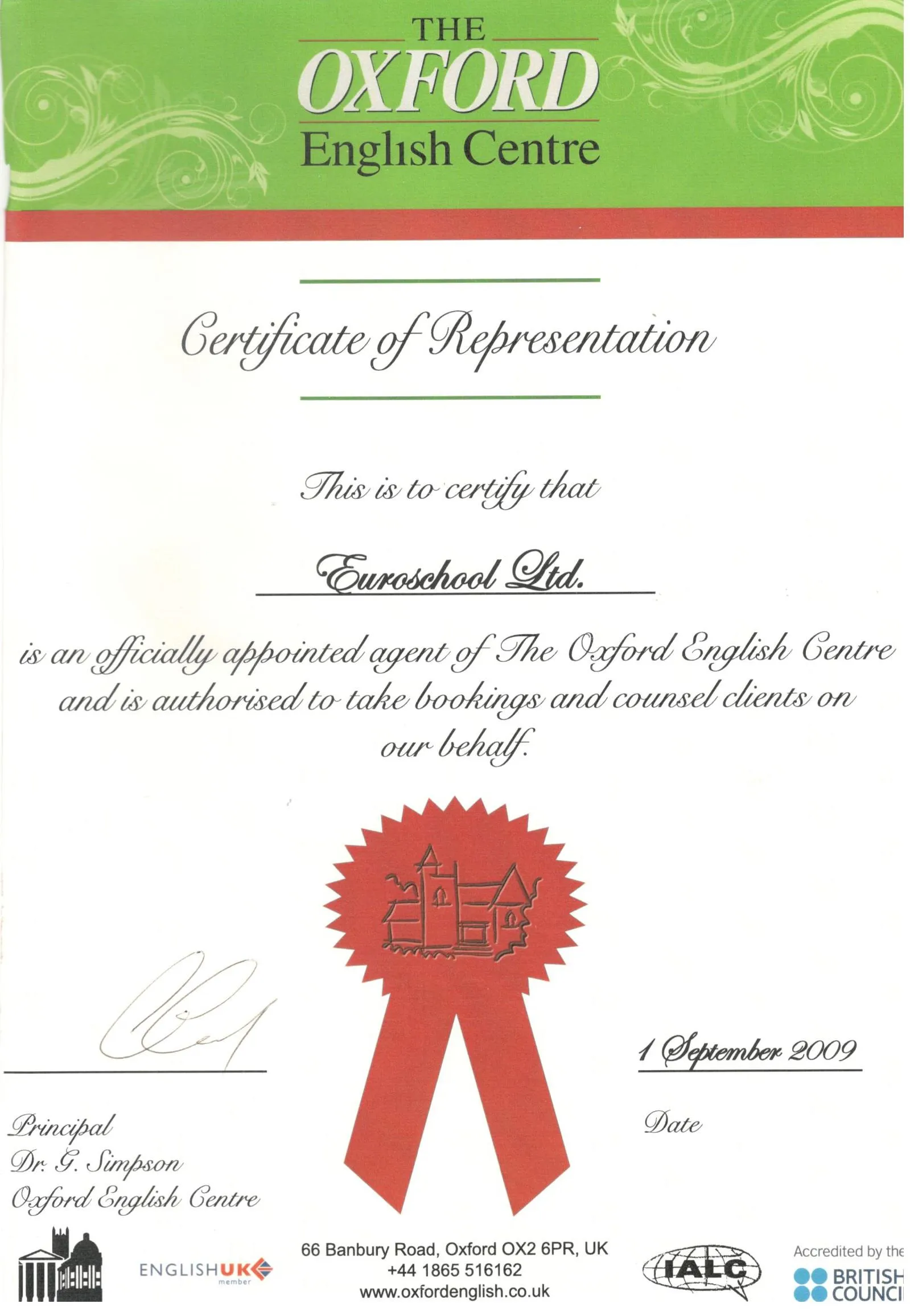 Certificate 22