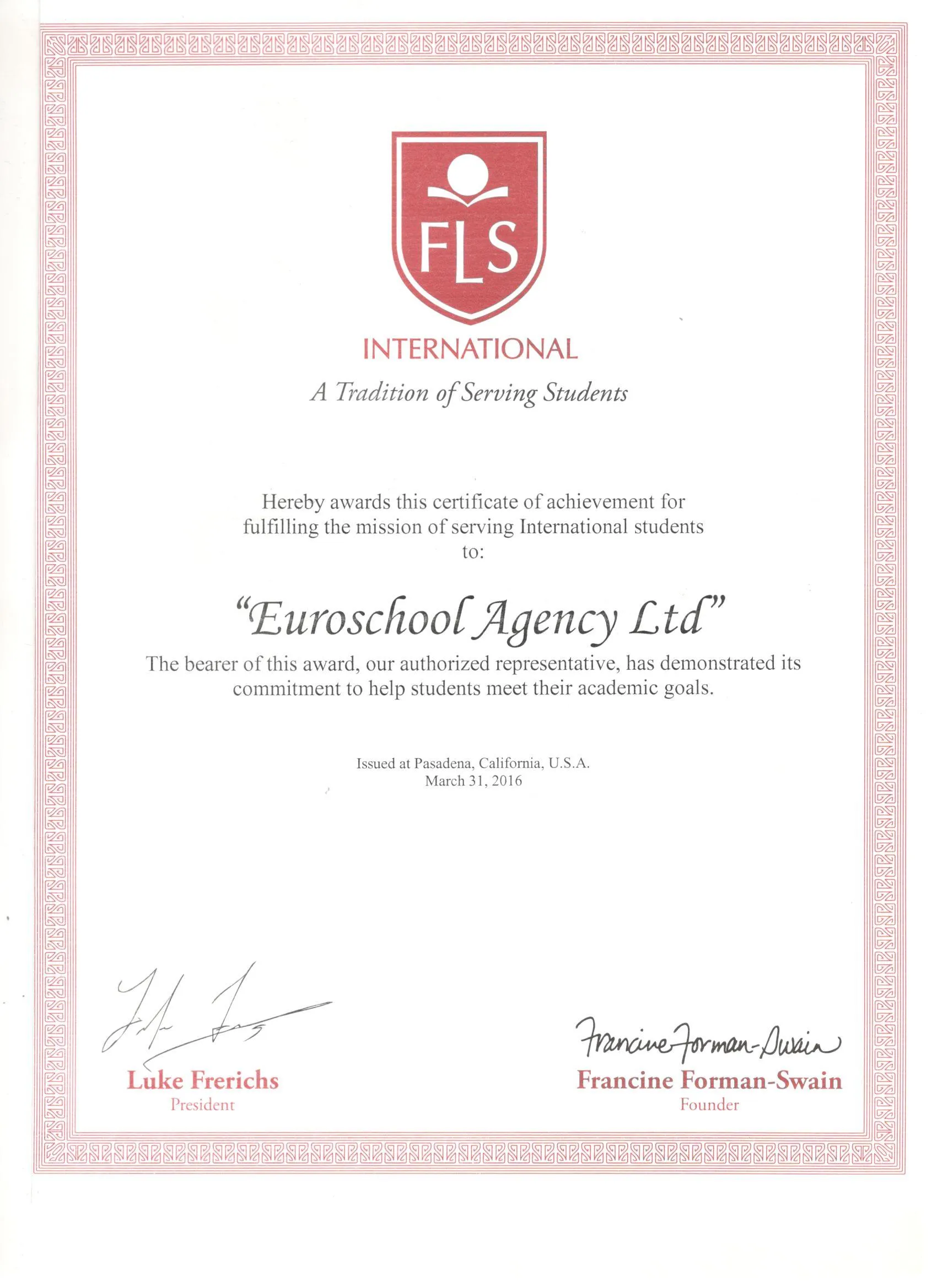 Certificate 23