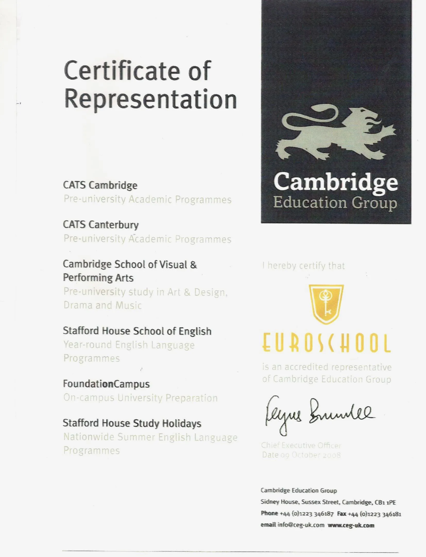 Certificate 27